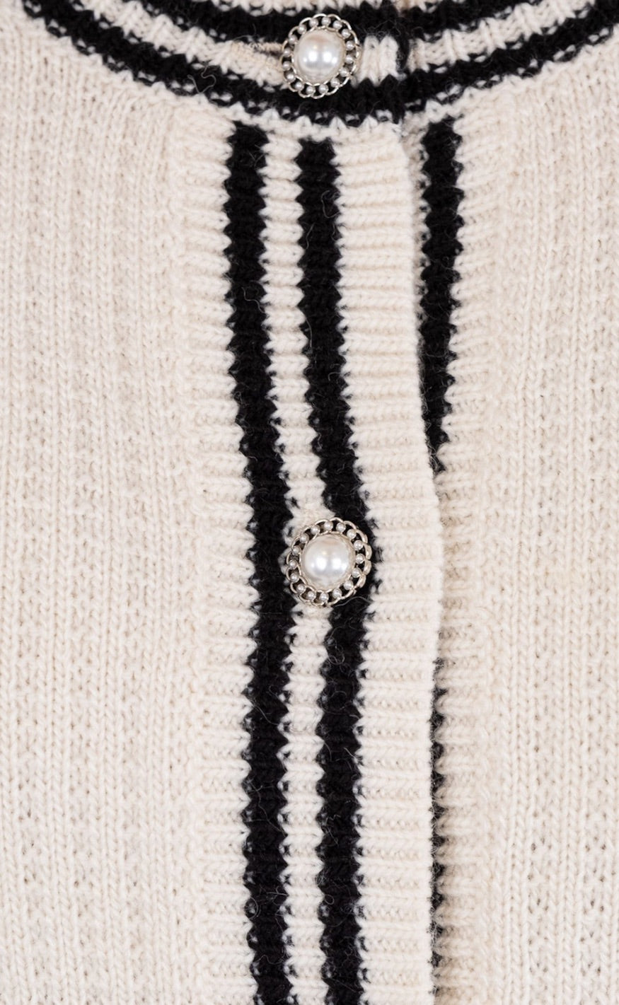 Neo Noir Cardigan - Tilda - Ivory