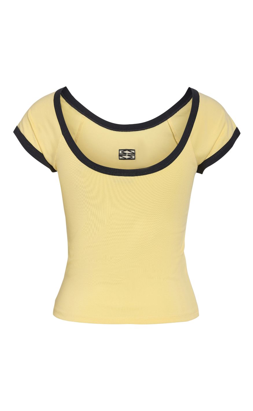 Noisy May T-shirt - Twin - French Vanilla/Obsidian Contrast