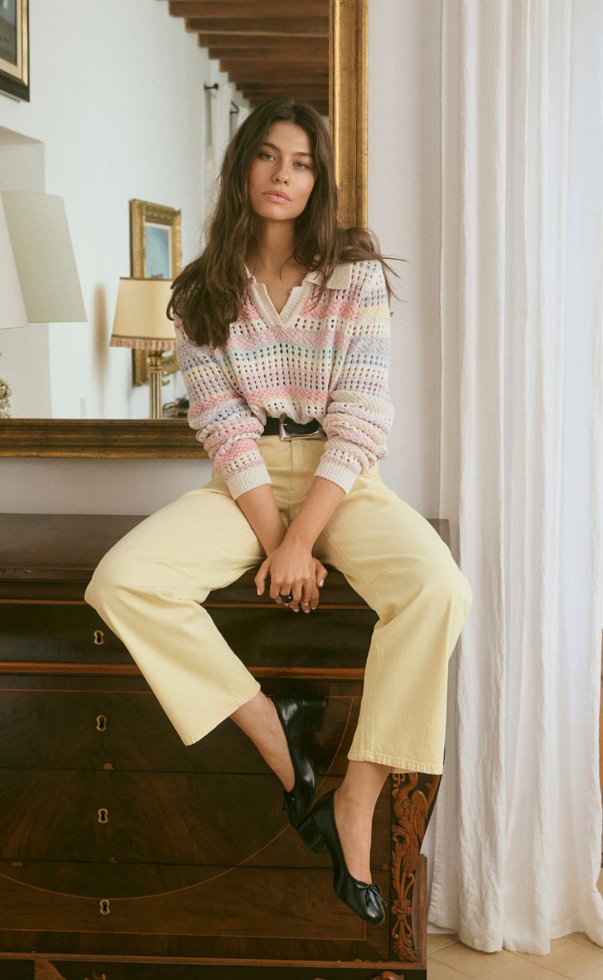 Culture Pullover - Juana Polo - Multi Stripe