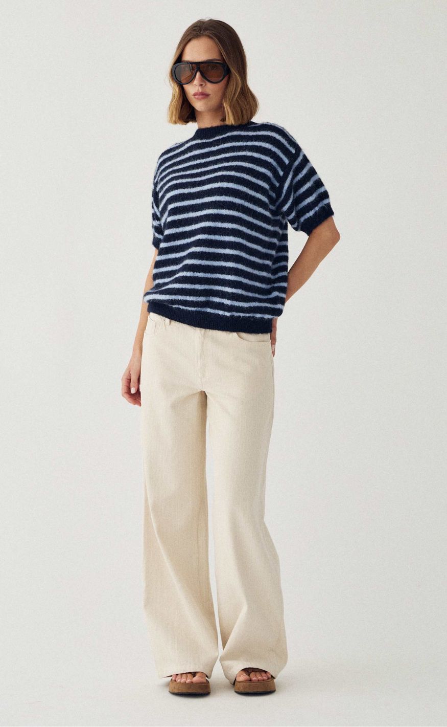 Noella Genser - Monikah - Blue Stripe