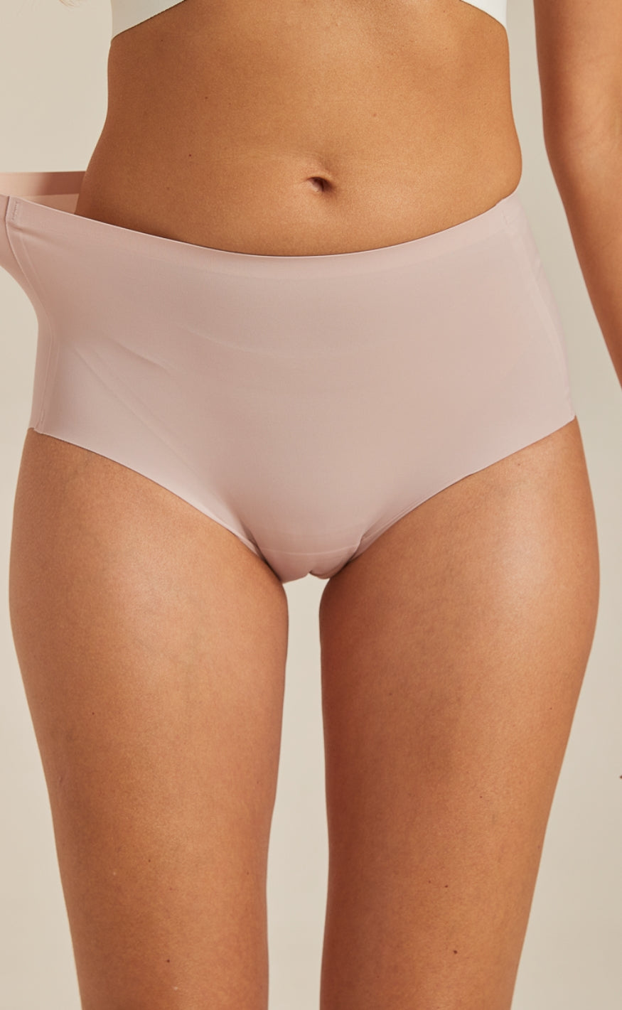 FemiFemme Truse - Invisible Highwaist Maxi - Soft Pink