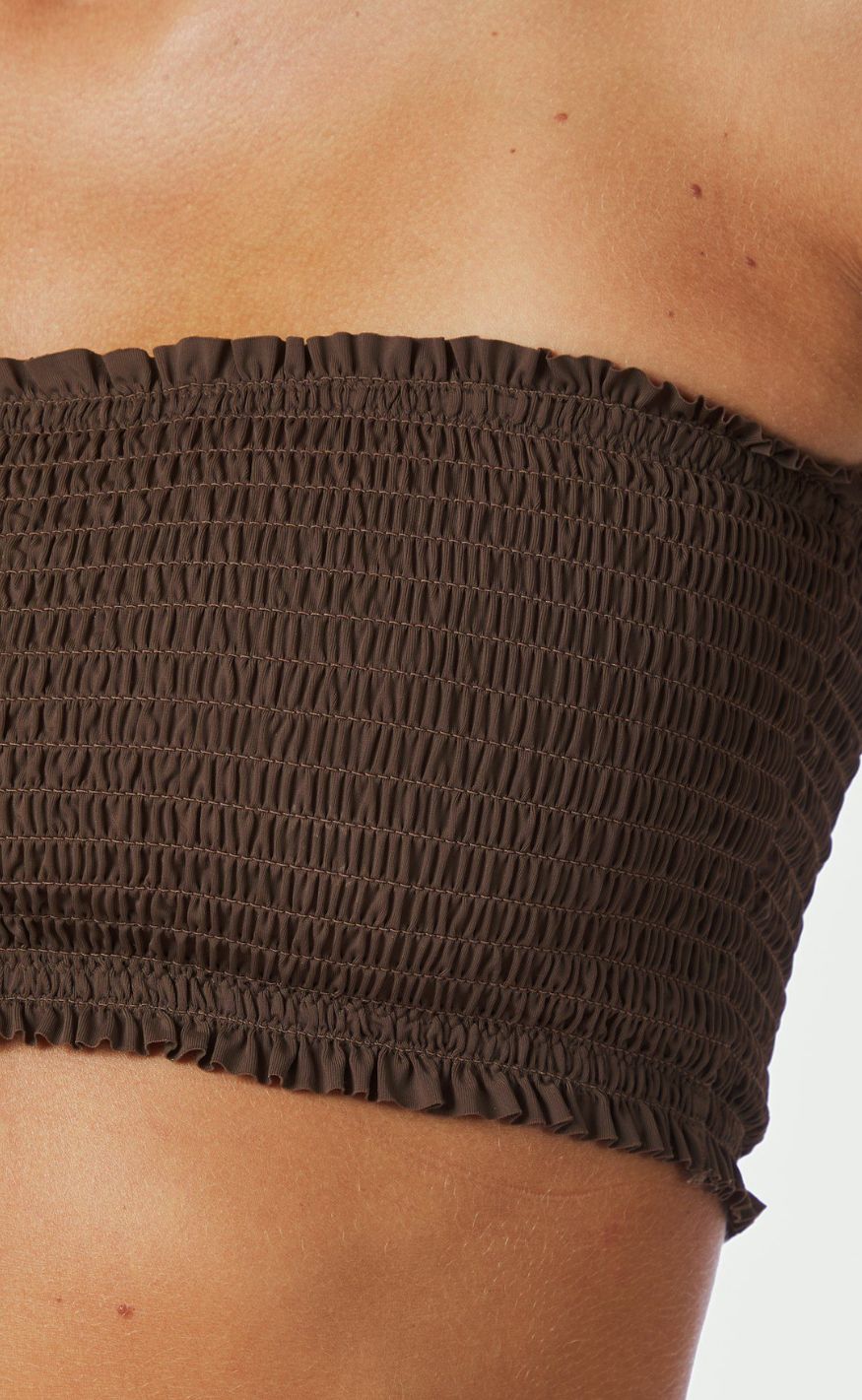 Neo Noir Bikinitopp - Skin Lobster - Brown