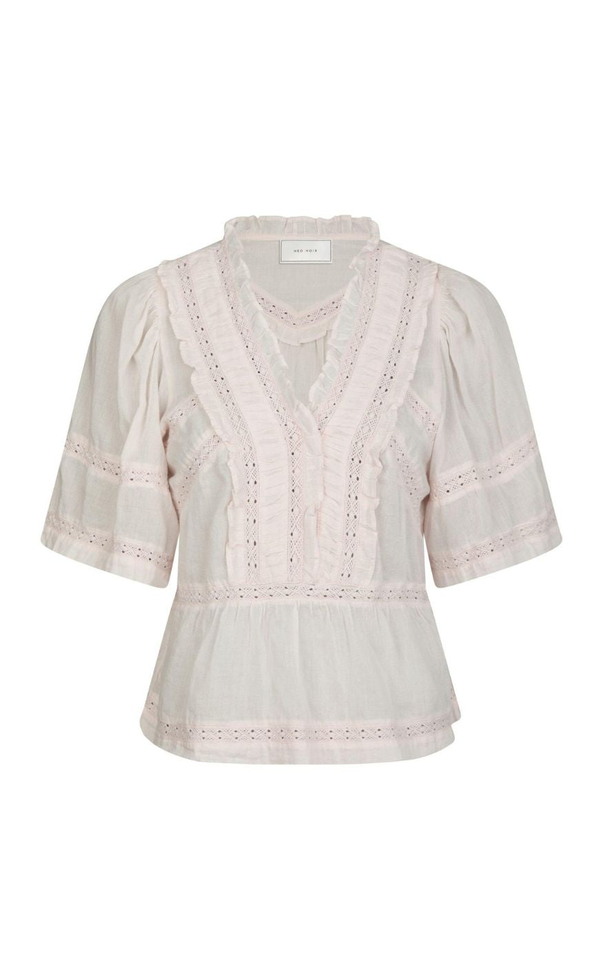 Neo Noir Topp - Evienne S Voile - Light Pink