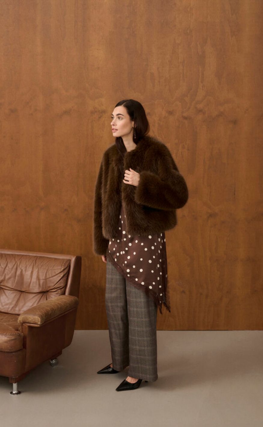 Culture Topp - Dotty Berna - Brown/Whitecap Dot