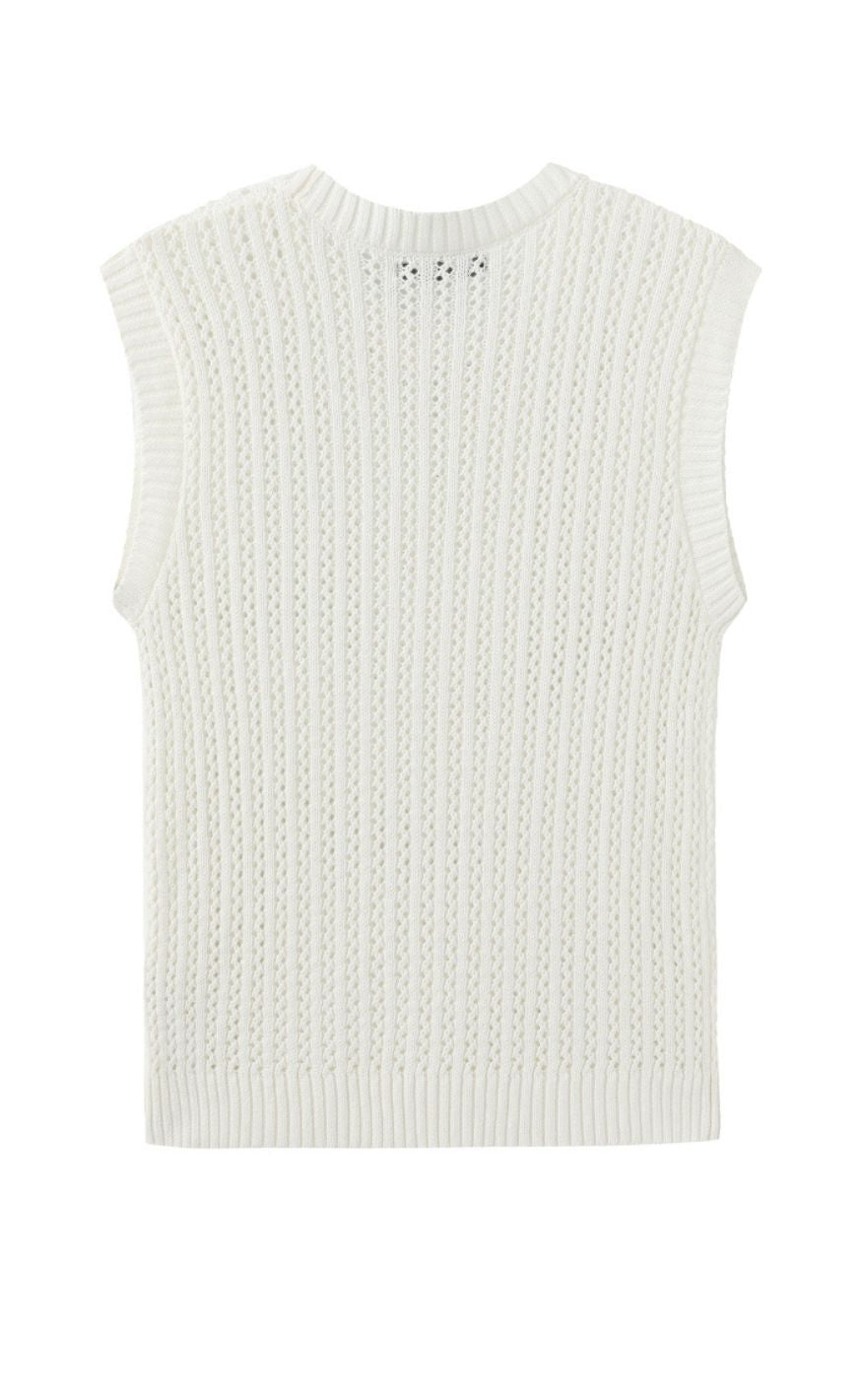 Luxzuz Topp - Corinn - Cream