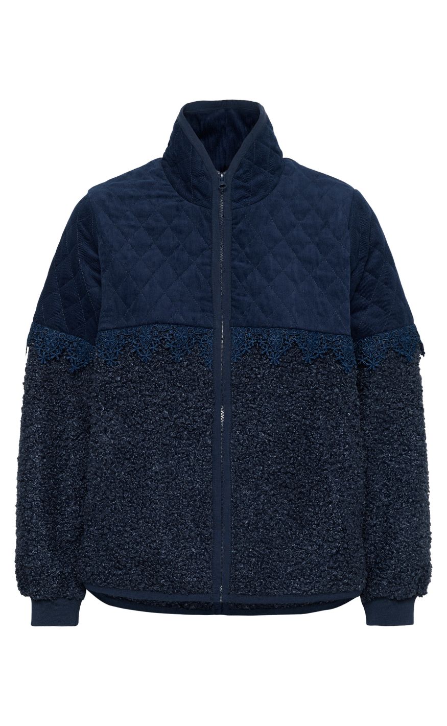 Culture Jakke - Lenia Catina Teddy - Dress Blues