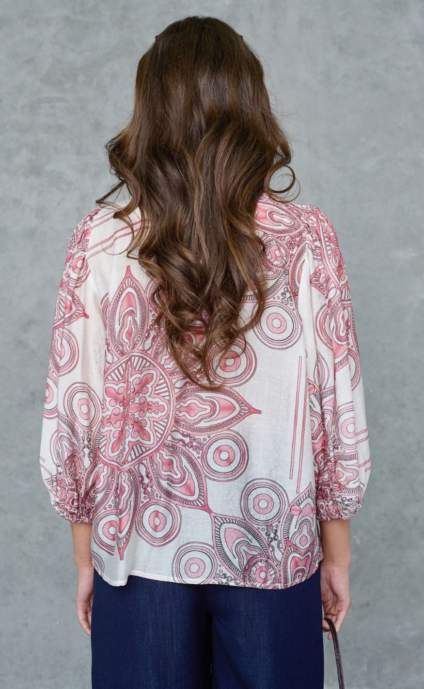 Love & Divine Bluse - Love1578 - Pink Paisley
