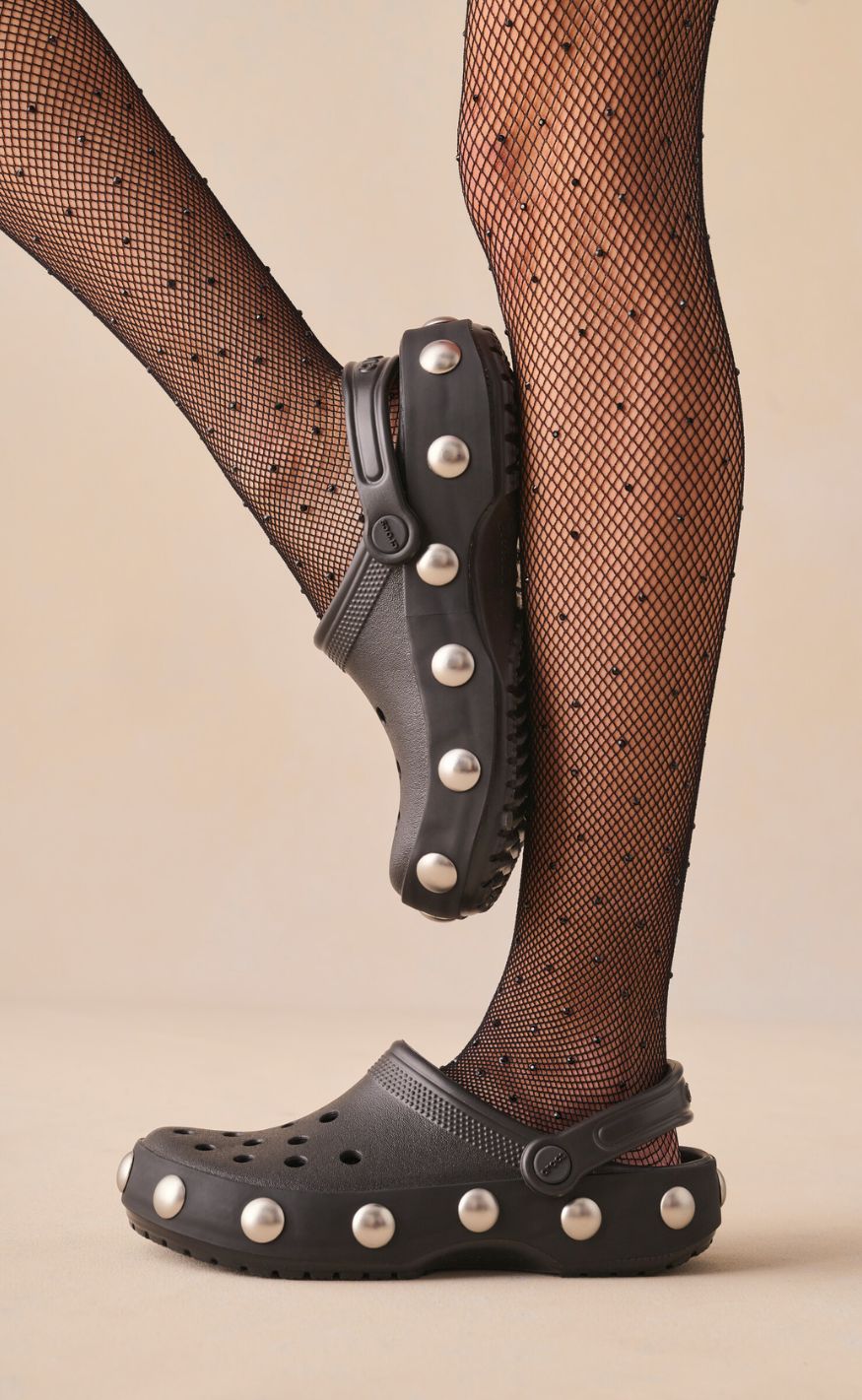 Crocs Træsko - Classic Big Studded Clog - Black