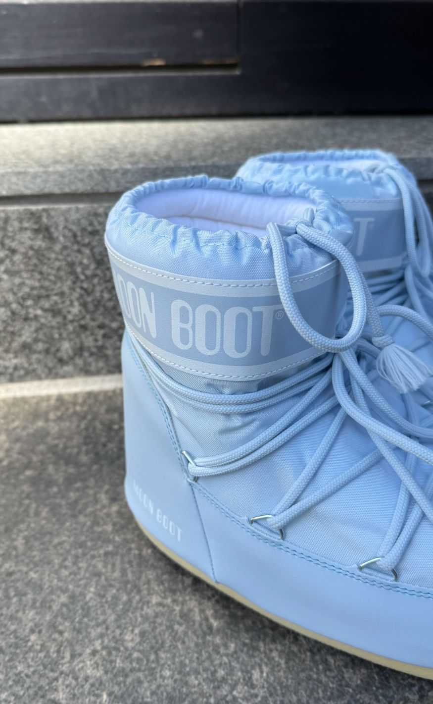 Moon Boot Støvler - Icon Low Nylon - Baby Blue