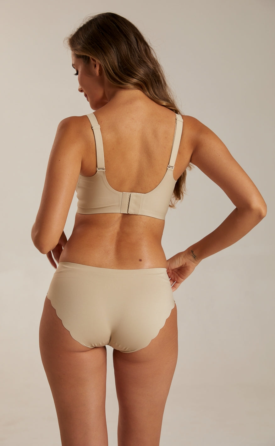 FemiFemme BH - FlexiComfort v2. Bøjlefri - Sand