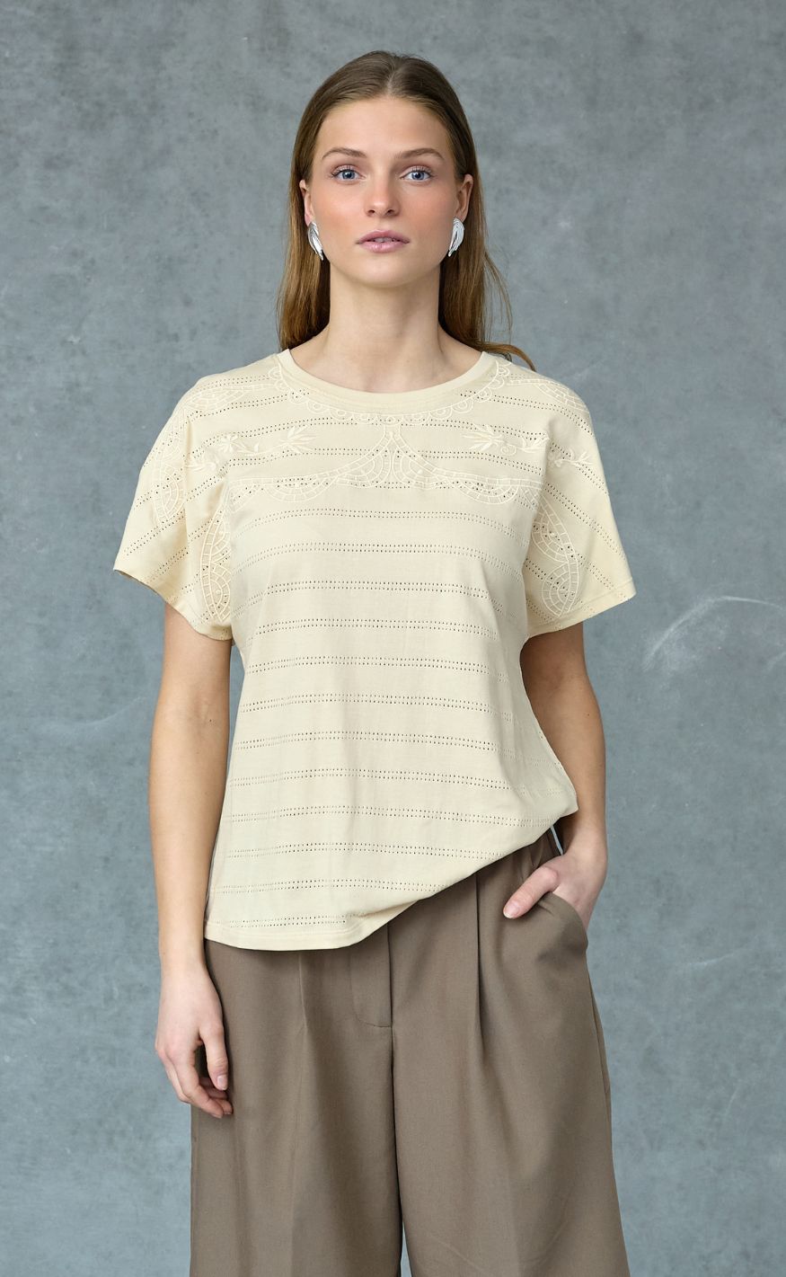 Love & Divine Bluse - Love1533 - Cream