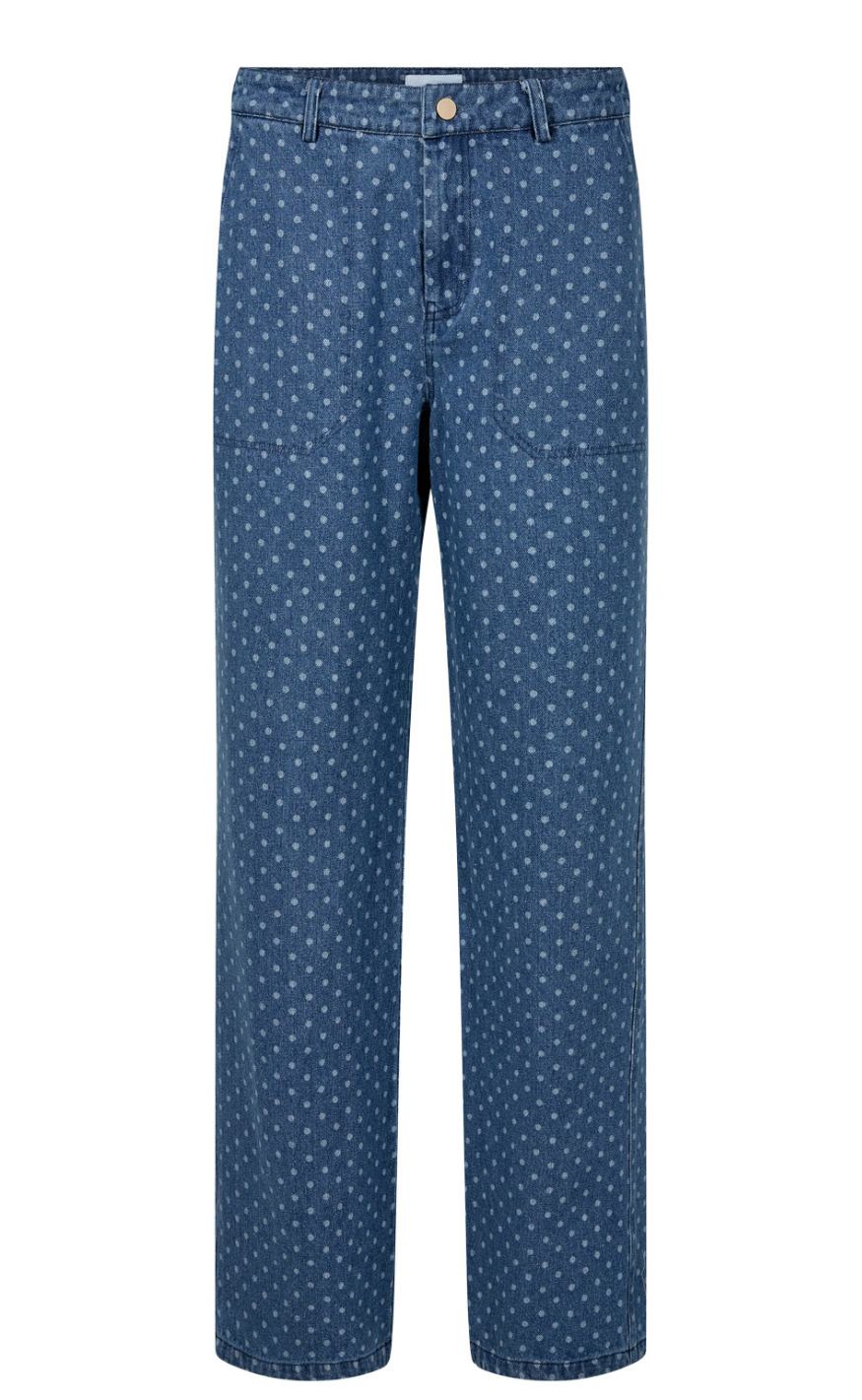 Nümph Bukser - Haddie - Medium Blue Denim