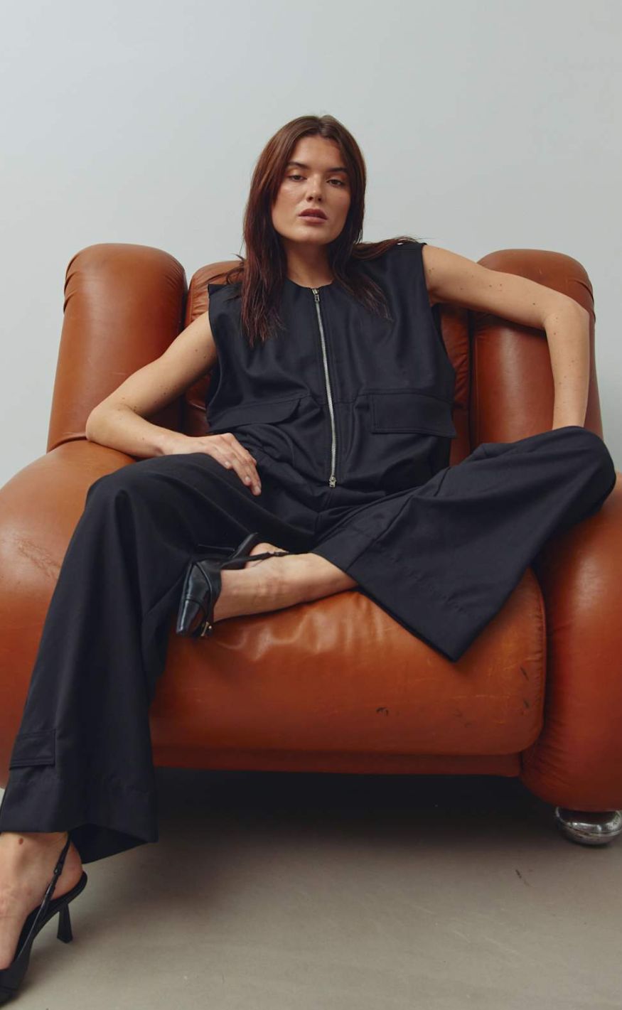 Noella Vest - Melany - Black