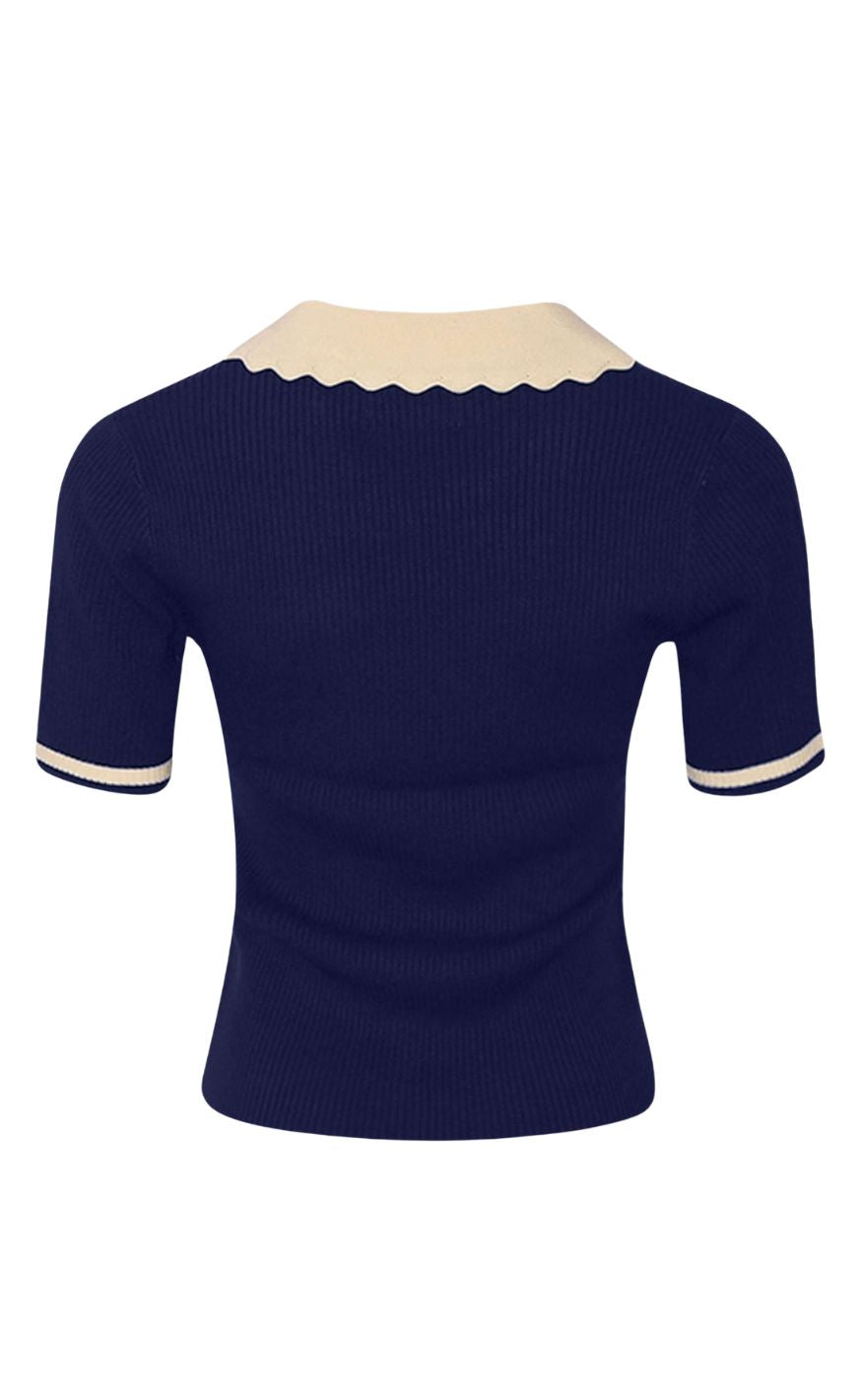 Noella Topp - Lilo Polo - Navy Sugar Combo