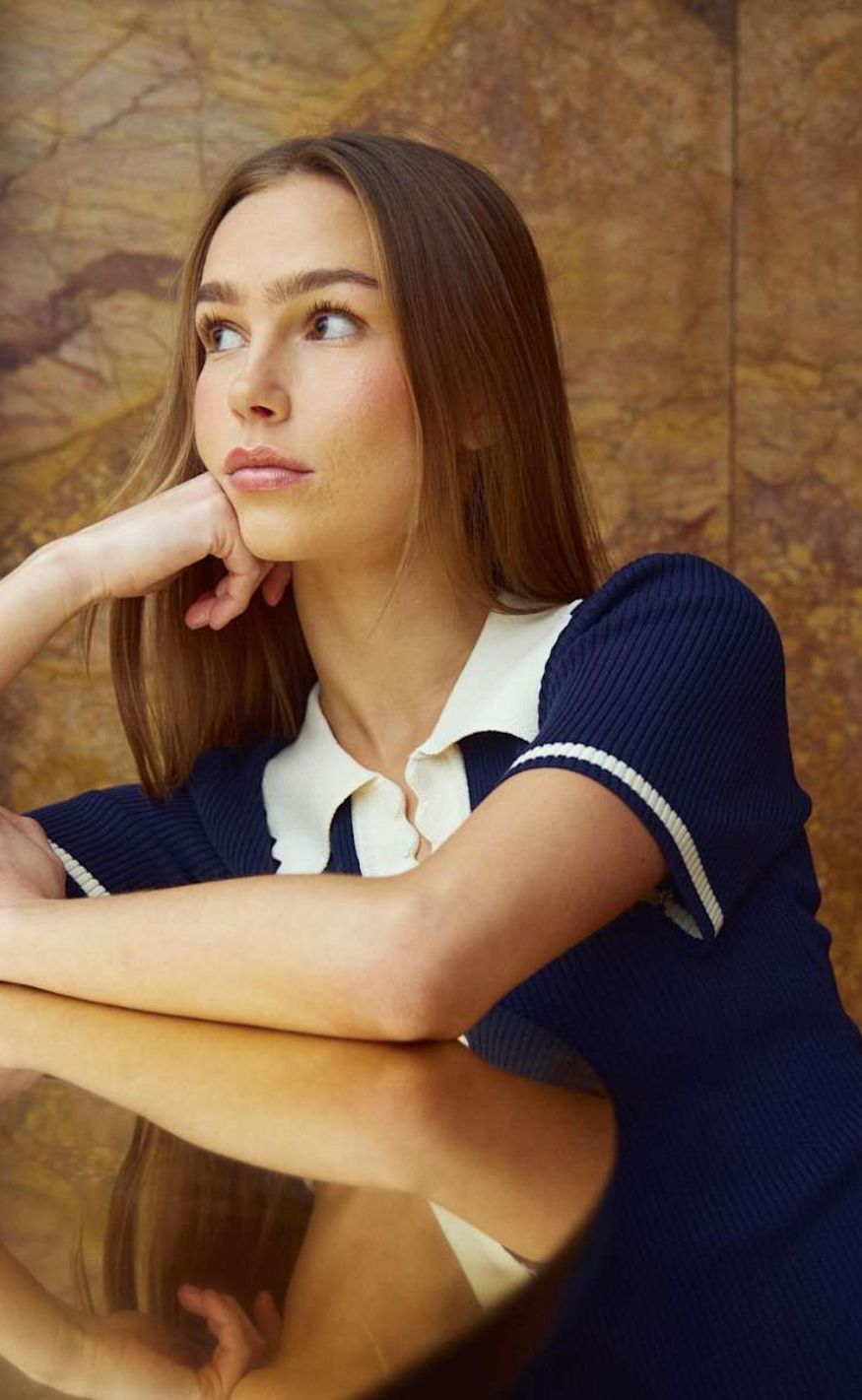 Noella Topp - Lilo Polo - Navy Sugar Combo