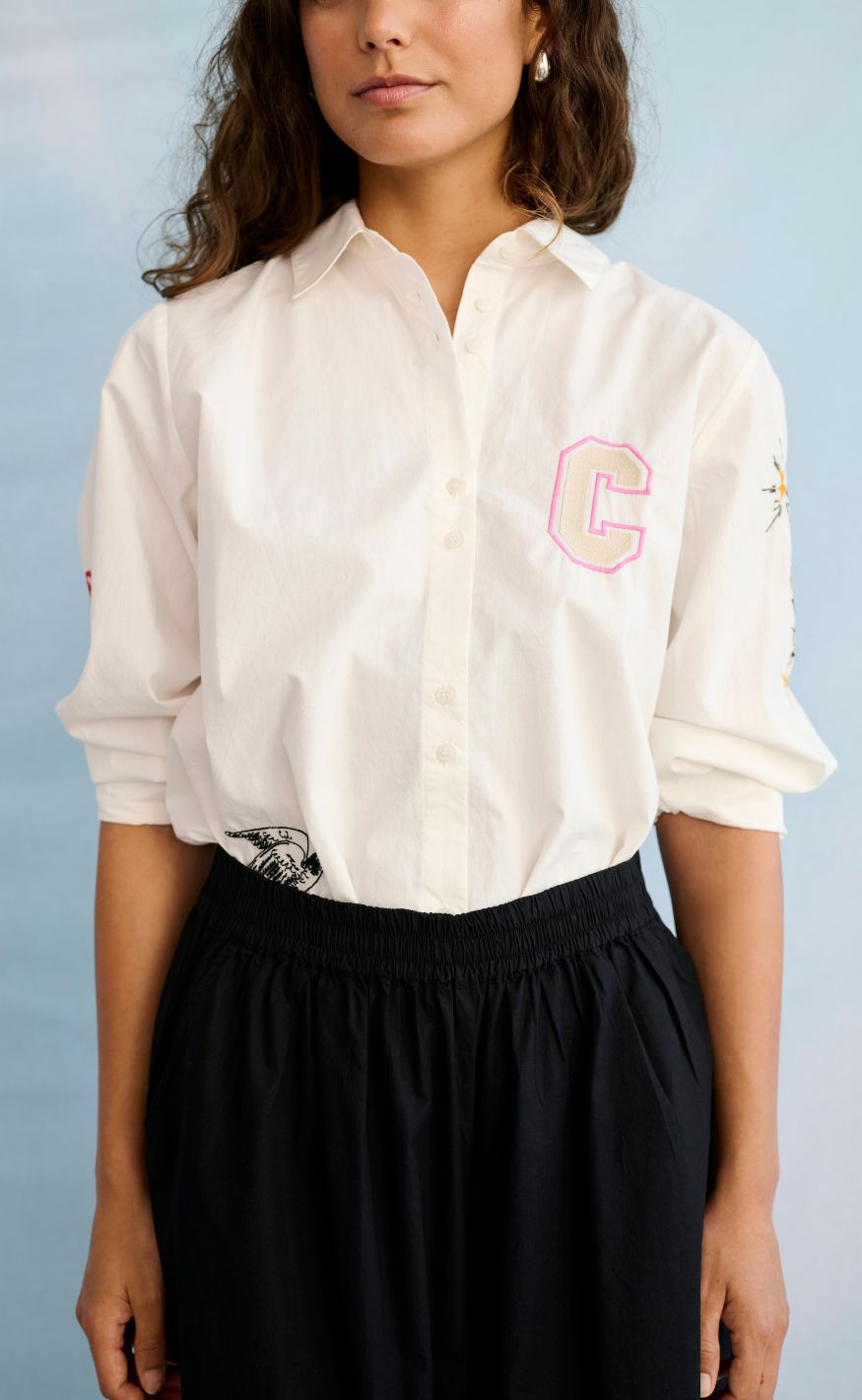 Culture Skjorte - Jila Olena - Spring Gardenia