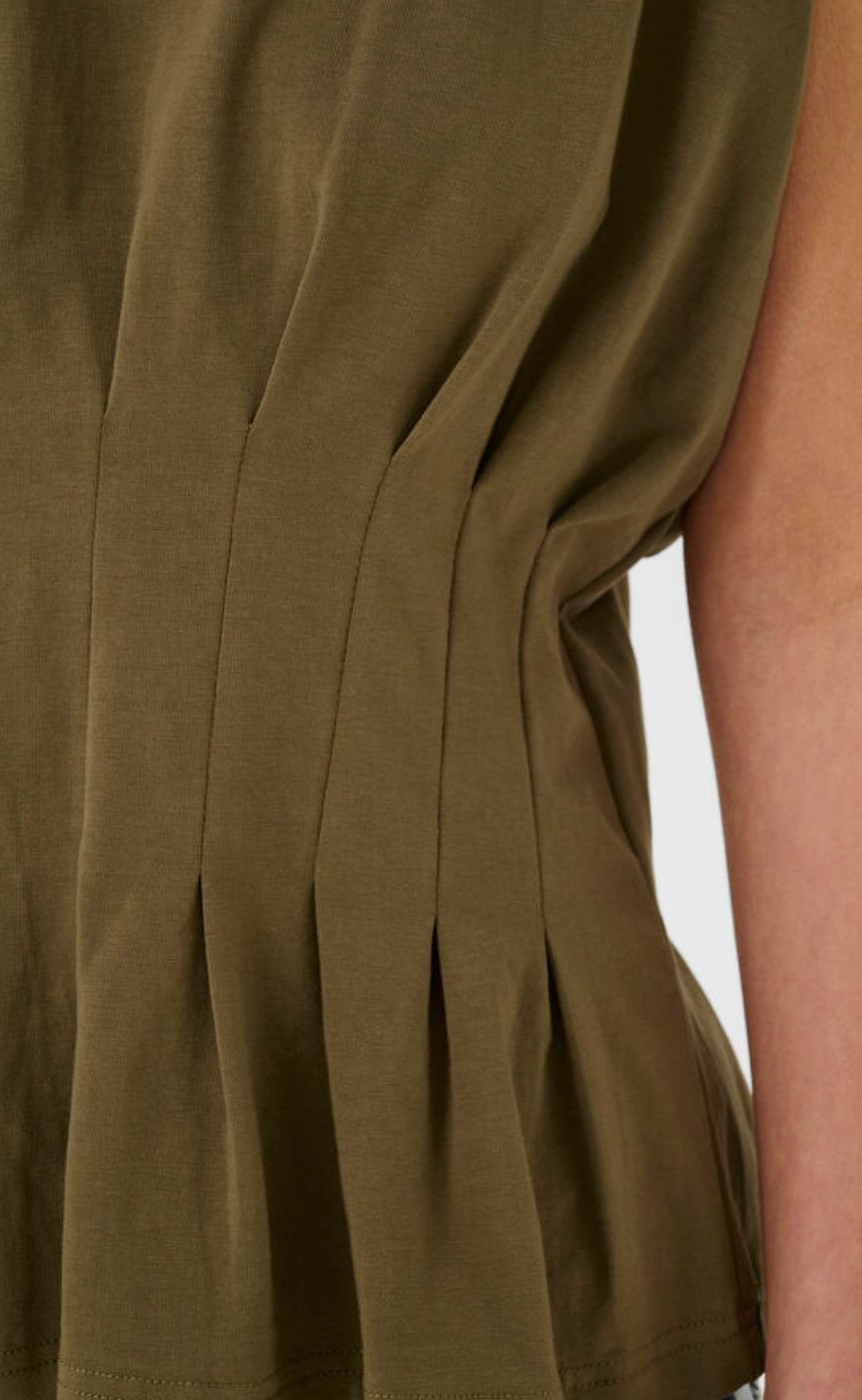 Gestuz T-Shirt - Inez - Military Olive