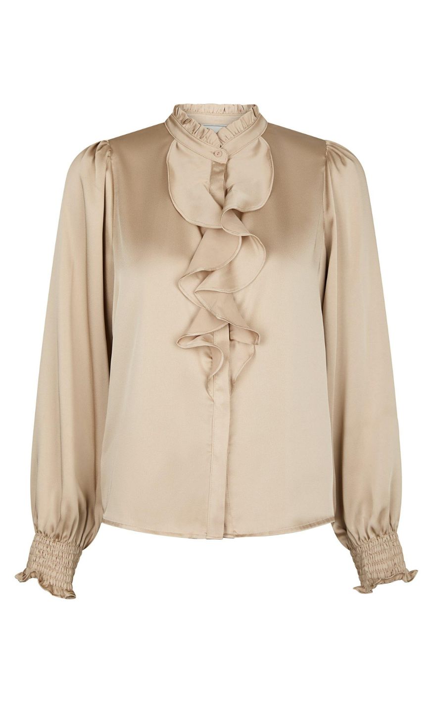 Neo Noir Bluse - Zamola - Dark Sand