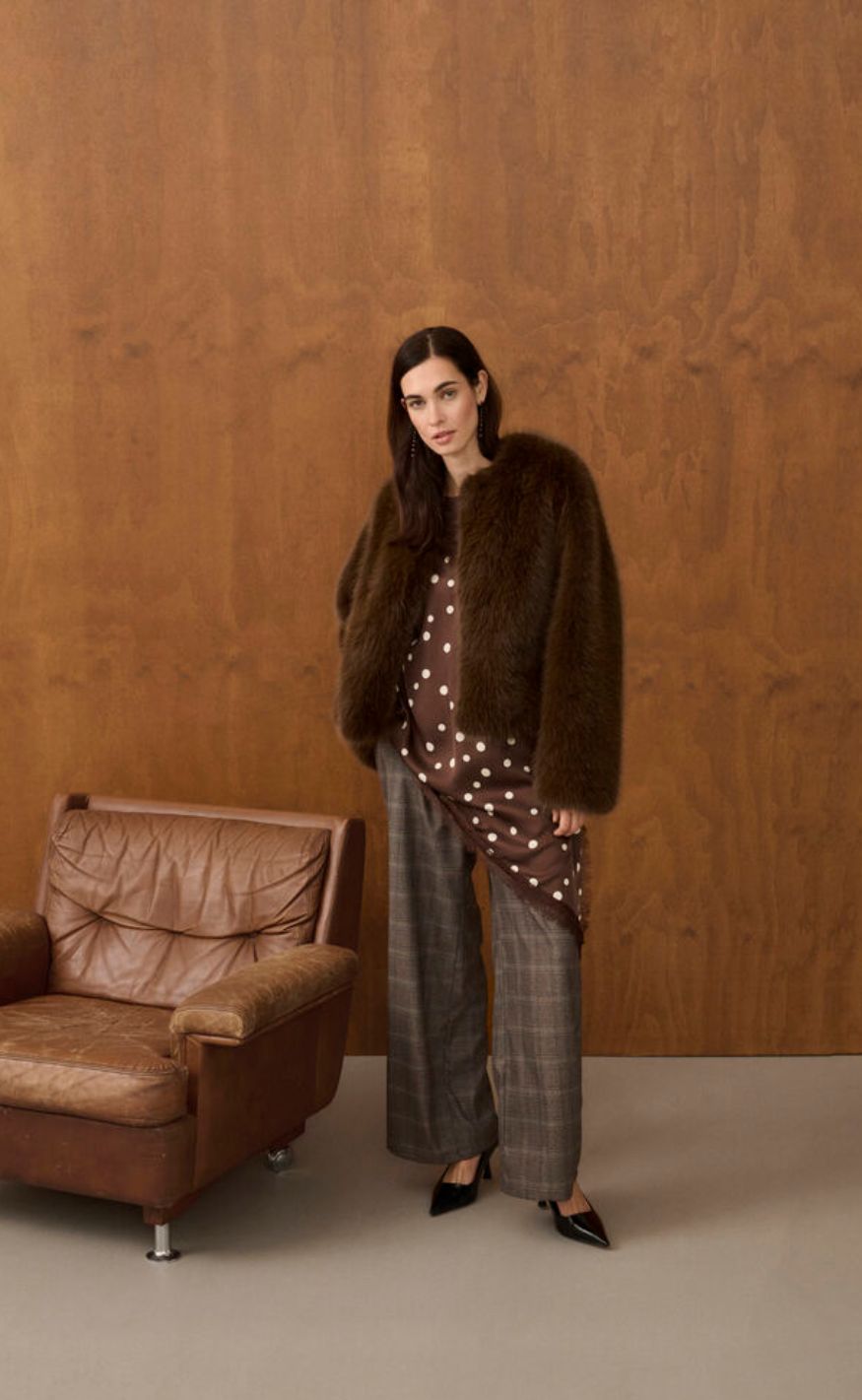 Culture Topp - Dotty Berna - Brown/Whitecap Dot