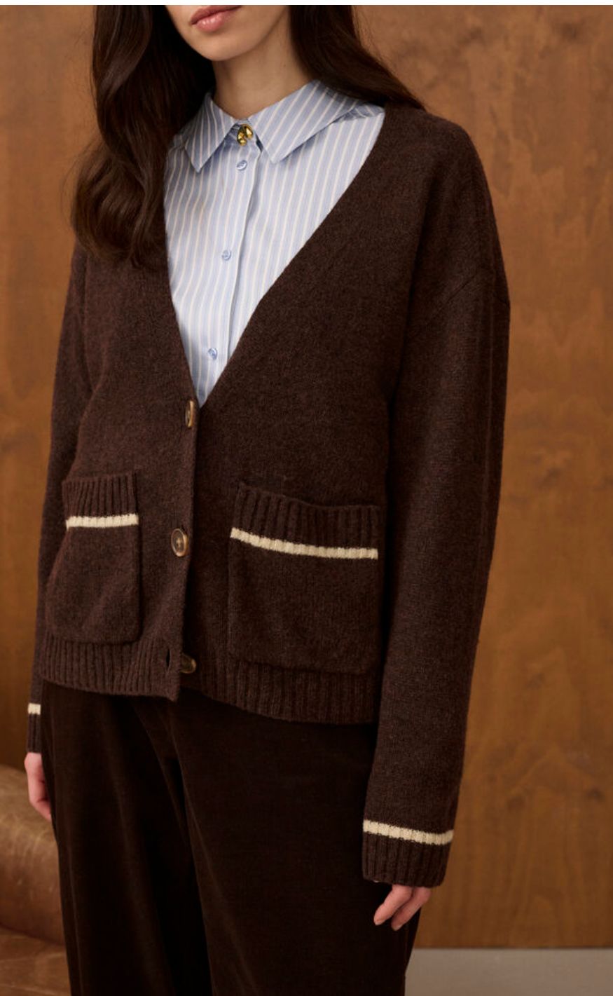 Culture Skjorte - Manga - Blue/White Stripe