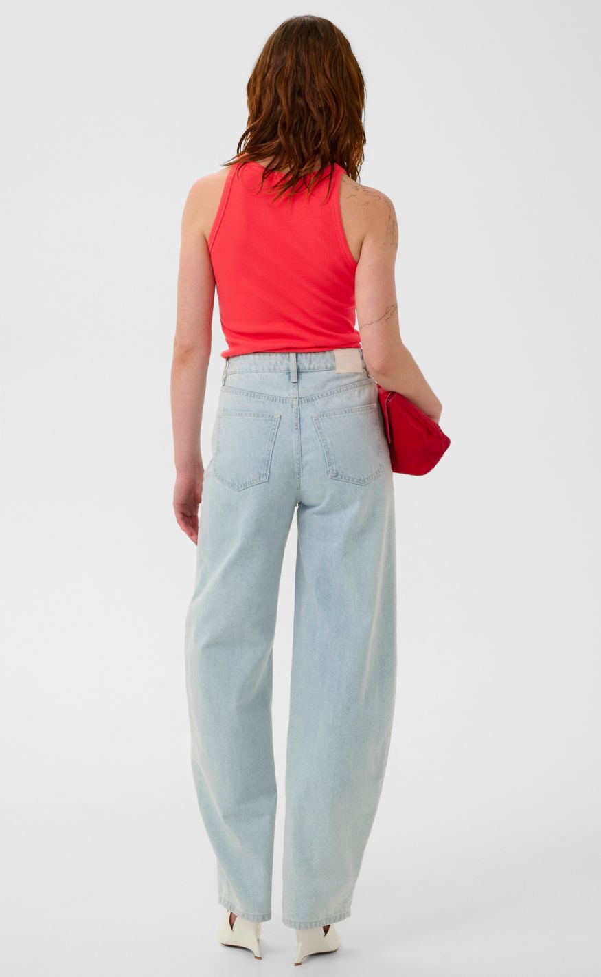 Gestuz Topp - Drew Logo Tank 2.0 - Tomato