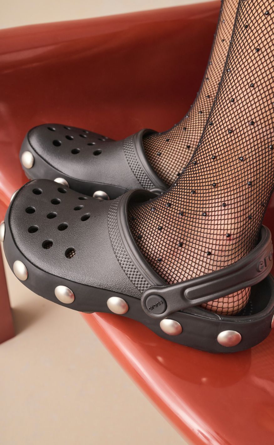Crocs Træsko - Classic Big Studded Clog - Black