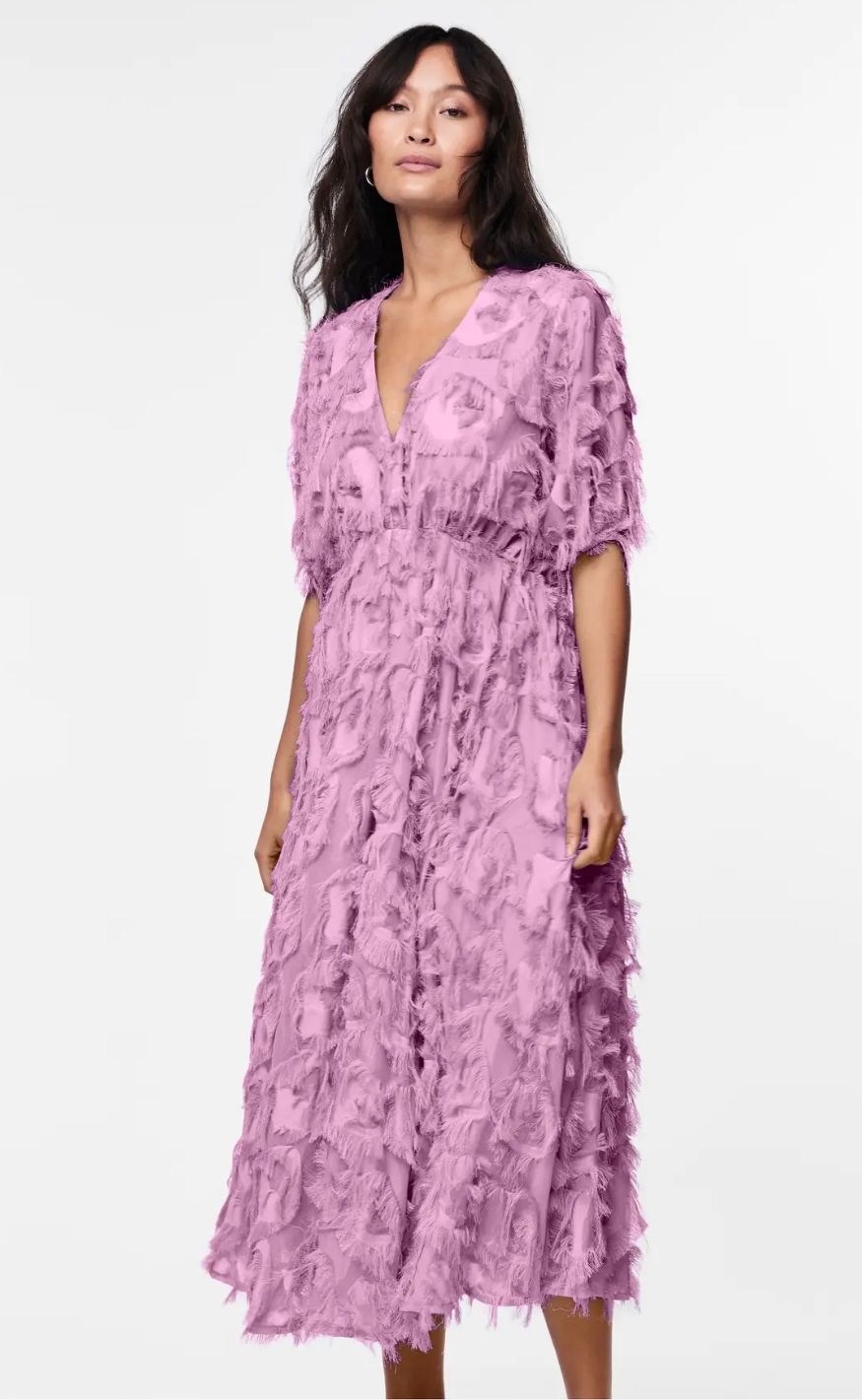 YAS Kjole - Pazylla Midi - Pastel Lavender
