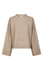 Neo Noir Genser - Roeme Knit Stitch - Beige Melange