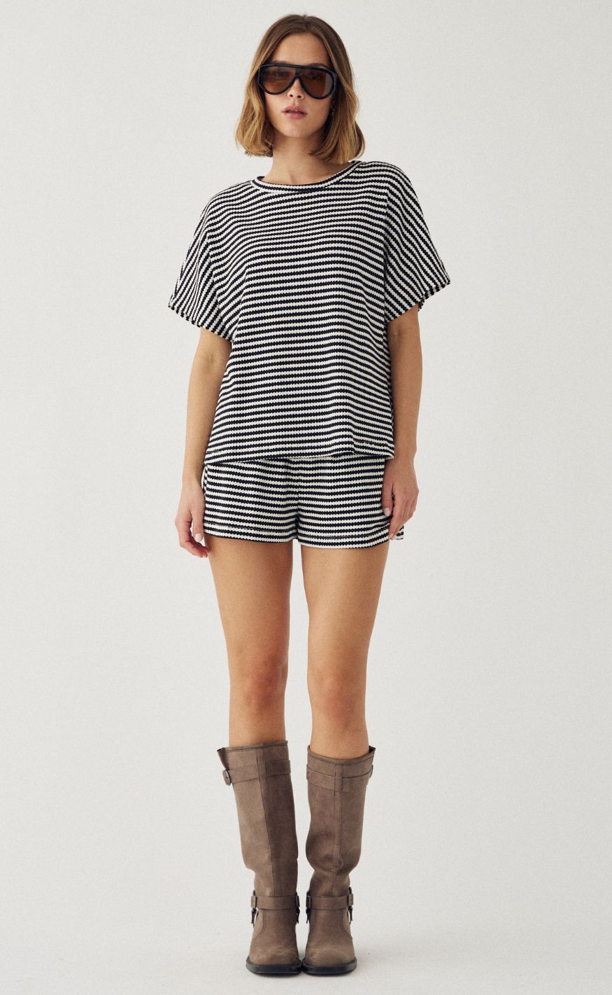 Noella Shorts - Mariella MW - Danni Black Stripe
