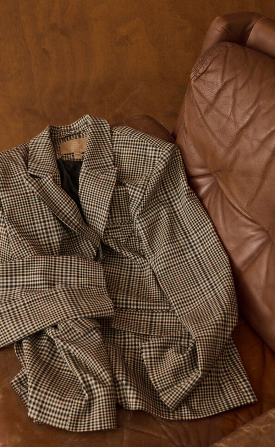 Culture Blazer - Birsen - Black Check
