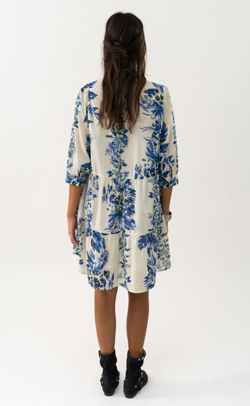 Lollys Laundry Kjole - Sabine - Blue