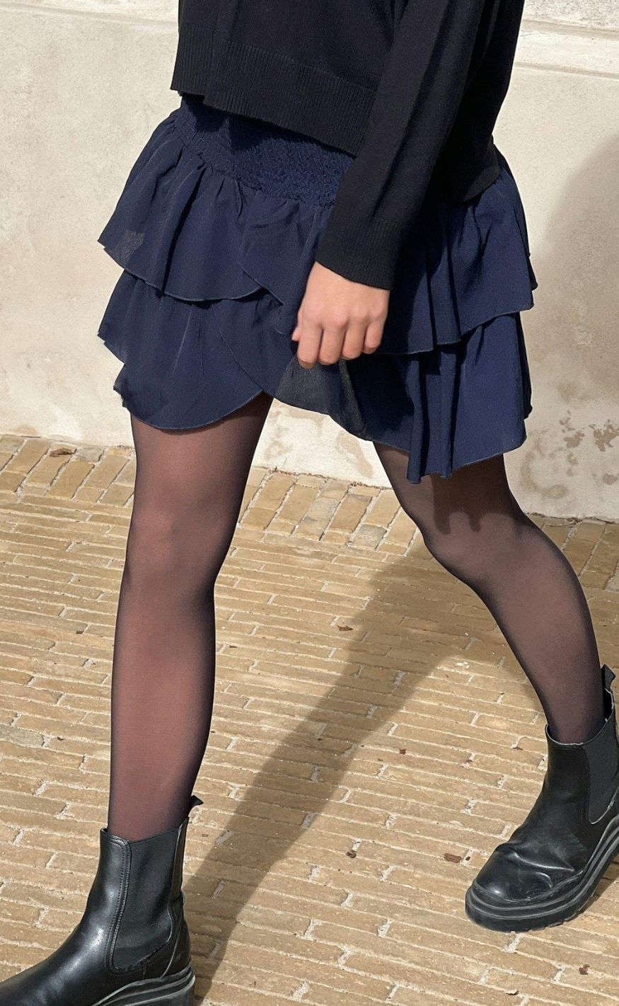 Neo Noir Skjørt - Carin R - Navy