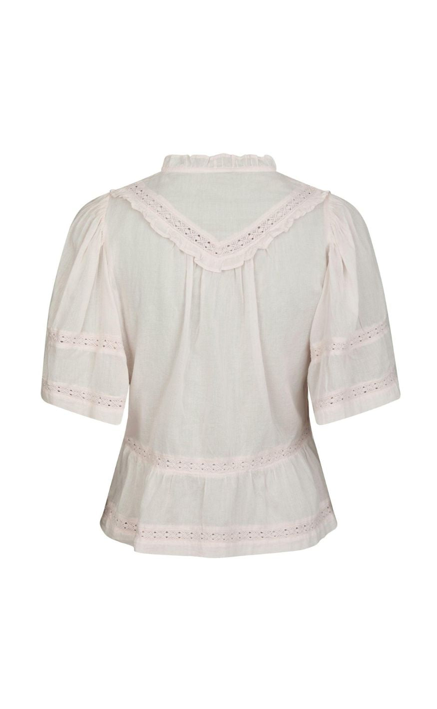 Neo Noir Topp - Evienne S Voile - Light Pink