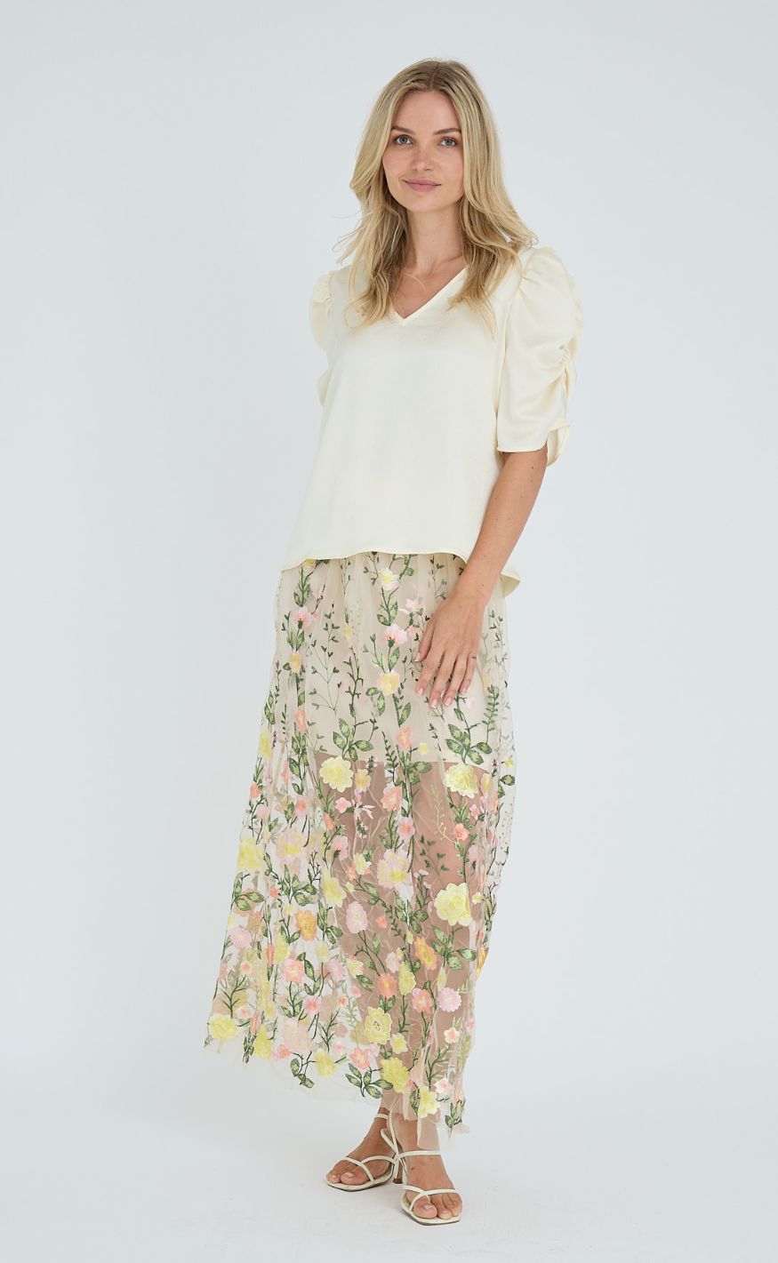 A-View Bluse - Sindrella - Pale Yellow