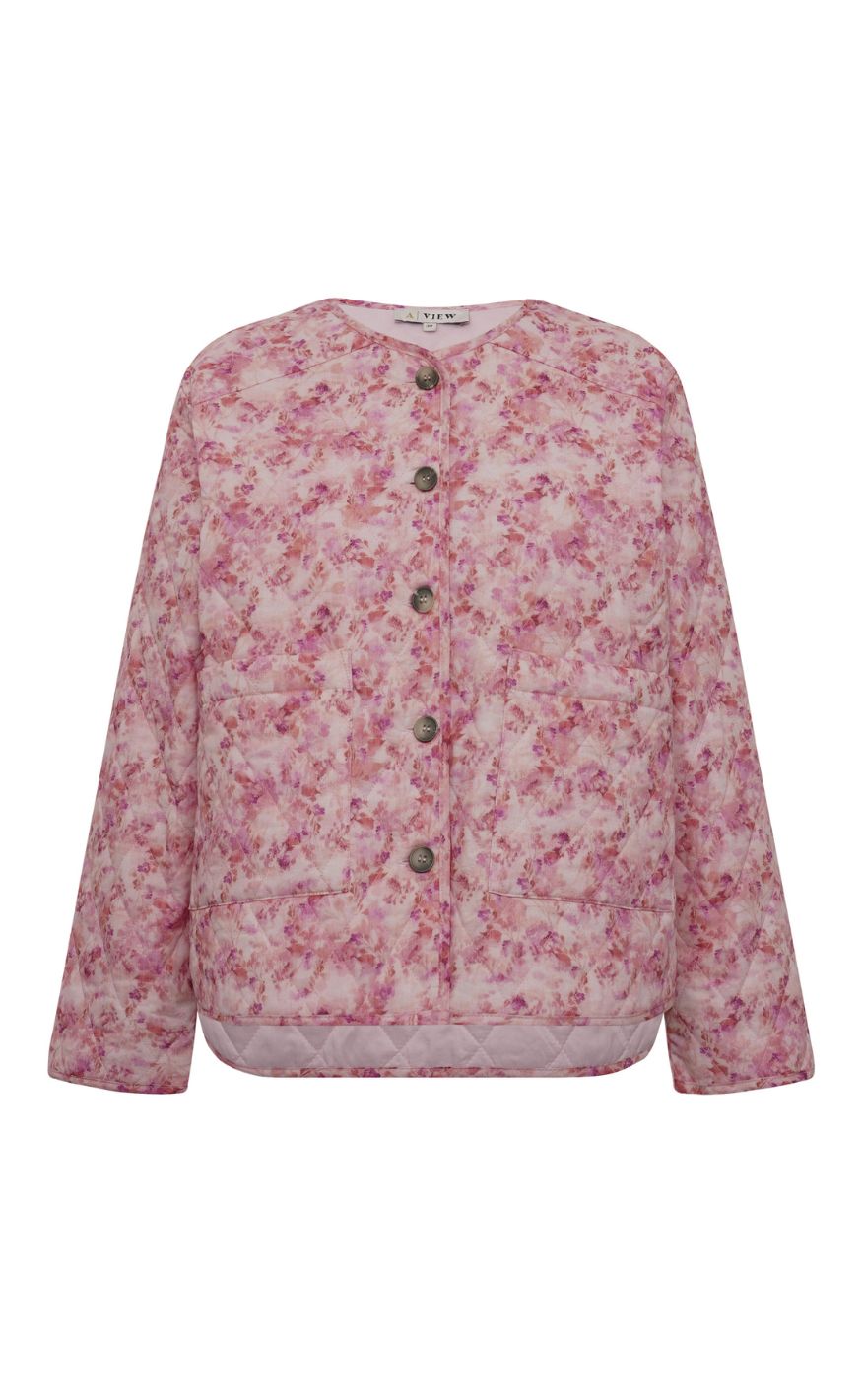 A-View Jakke - Kammy - Rose/White