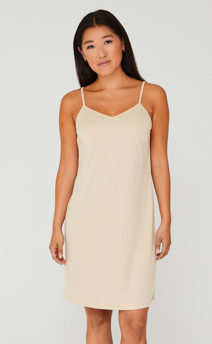 A-View Kjole - Slip - Nude