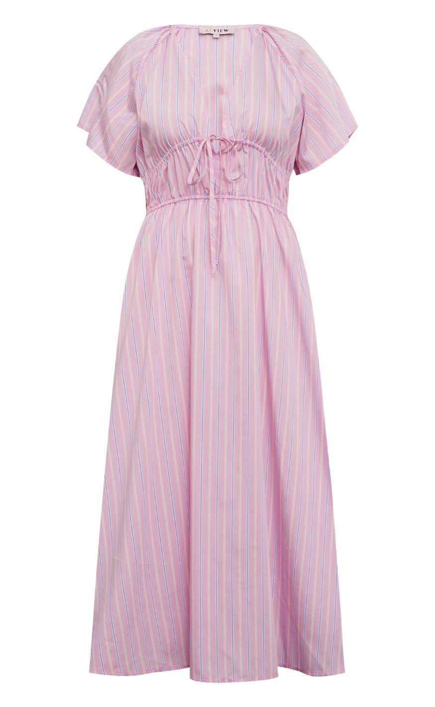 A-View Kjole - Vifina - Pink/Blue