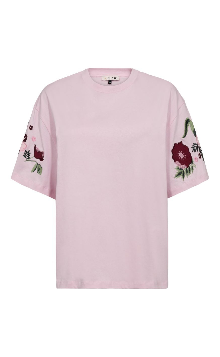 A-View T-Shirt - Best Double Flower - Rose