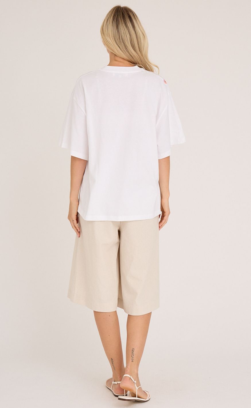 A-View T-Shirt - Best Fluschia - White/Green