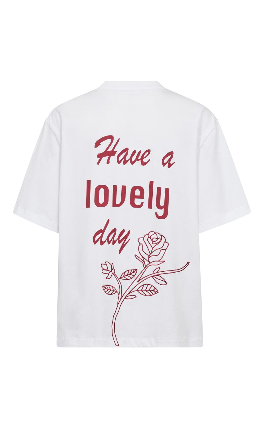 A-View T-Shirt - Lovely - White
