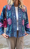 Say INA Copenhagen Jakke - Abella - Dark Blue W. Blueish Embroidery