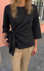 Say INA Copenhagen Bluse - Alina Tie - Black