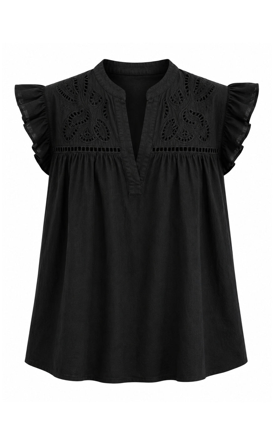Say INA Copenhagen Topp - Alma - Black