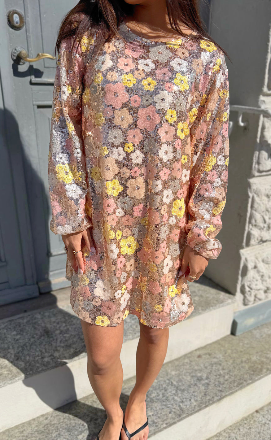 Say INA Copenhagen Kjole - Ava Sequin - Summer Sequin Flowers