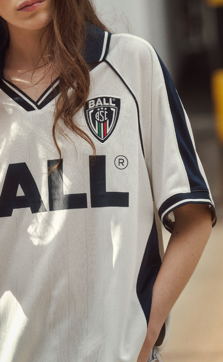 BALL Original Bluse - Calcio Polo - Blanc De Blanc