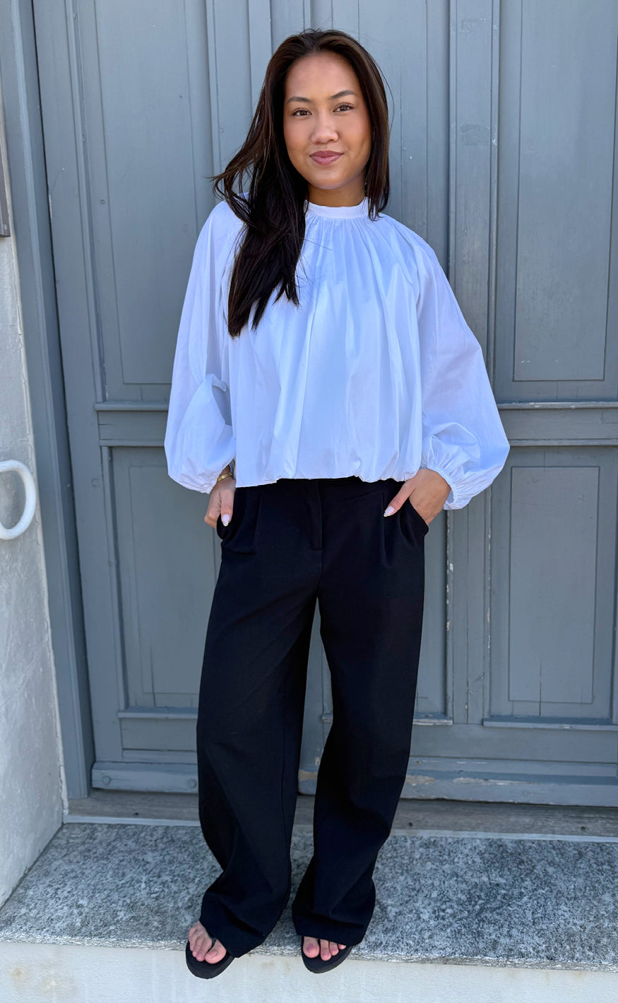 Say INA Copenhagen Bluse - Diana - White