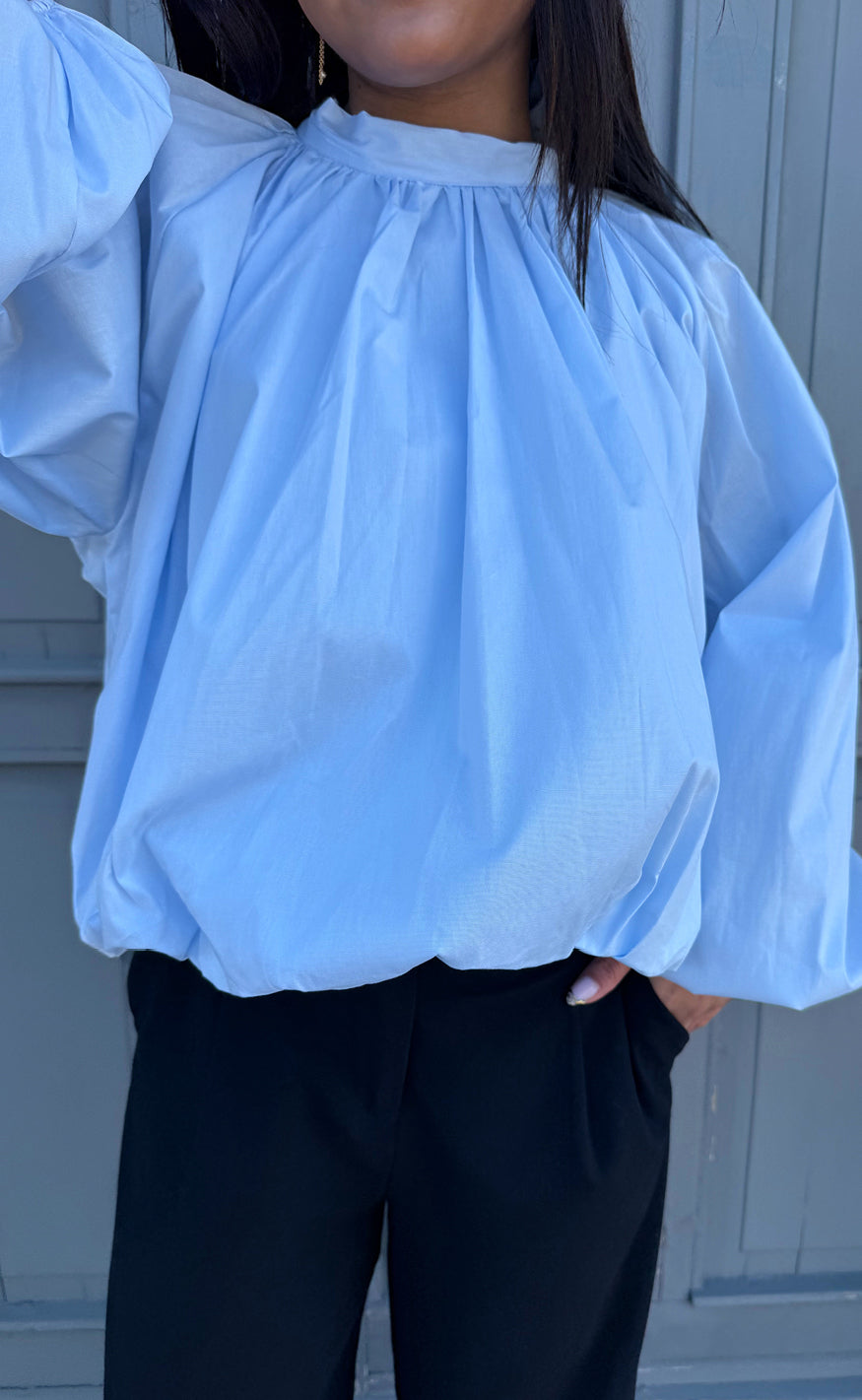 Say INA Copenhagen Bluse - Diana - Light Blue