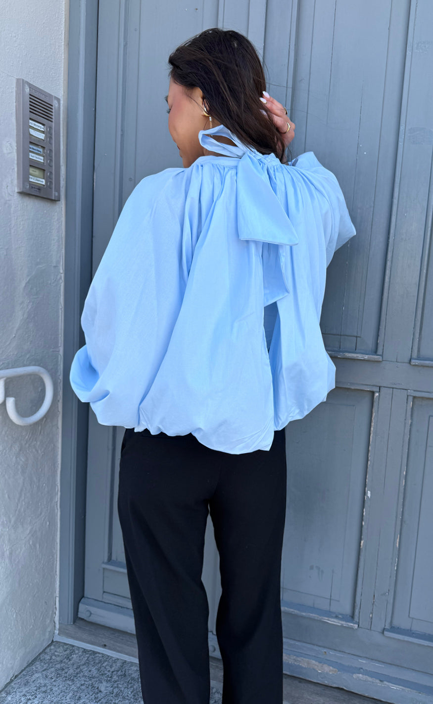 Say INA Copenhagen Bluse - Diana - Light Blue