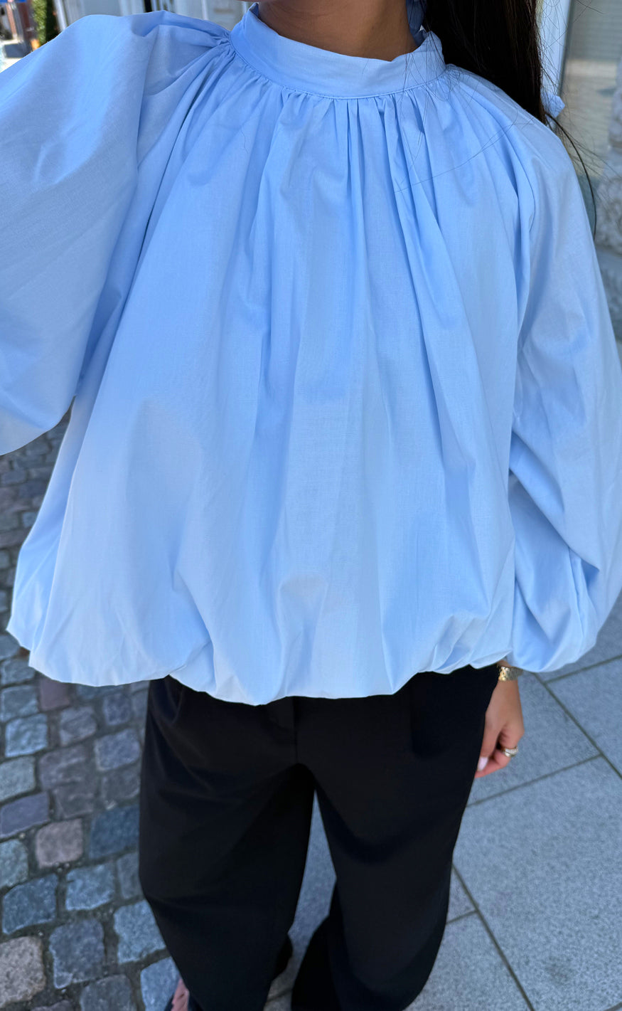 Say INA Copenhagen Bluse - Diana - Light Blue