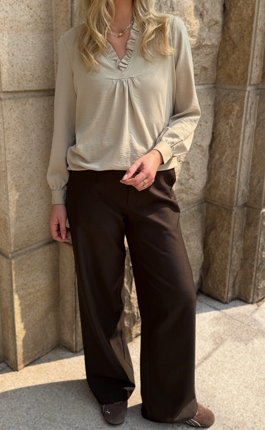 Say INA Copenhagen Bluse - Katiah - Beige